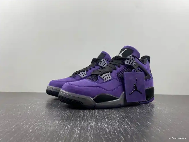 Suede 4 Jordan x Air Travis Purple Scott 0508